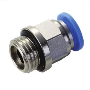 Złączka pneumatyczna GZ Fi  6 mm G 1/4″ wtykowa prosta, gwint zewnętrzny 