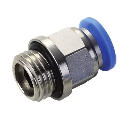 Złączka pneumatyczna prosta TPC16-G03 przewód 16 mm gwint zewnętrzny G 3/8 TPFIX