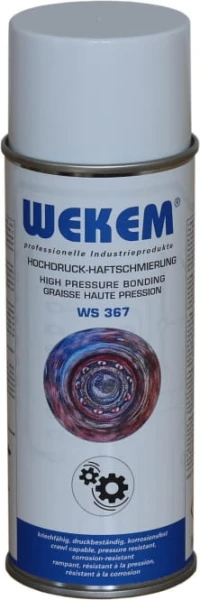 Smar do Łożysk Łańcucha Przekładni W Sprayu Penetrujący Wysoko Przyczepny -40°C do +200°C 400 ml WEKEM WS 367
