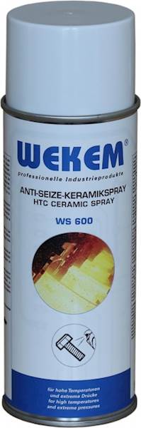 Pasta ceramiczna +1400°C 400ml spray WEKEM WS 600