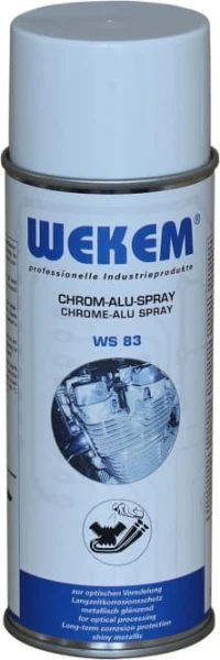 Chrom aluminium spray 400ml WEKEM WS 83