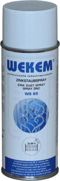 Cynk szary 99% spray 400ml WEKEM WS 85