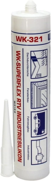 Silikon Superflex RTV biały 300 ml WEKEM WS 321