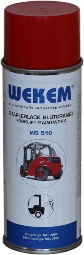 Lakier pomarańczowy Linde  400 ml RAL 2002 WEKEM WS 510