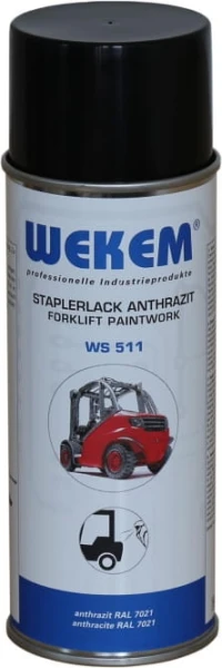 Lakier czarny Linde  400 ml RAL 7021 WEKEM WS 511