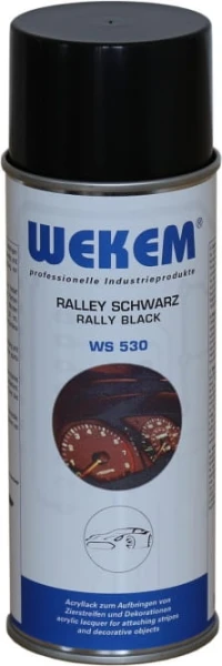 Lakier akrylowy czarny  400 ml  WEKEM WS 530