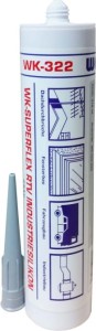 Silkon Superflex RTV Industrial 310ml szary WEKEM WK 322