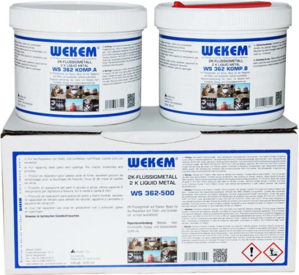 Płynny metal pasta 500g  WEKEM WS 362