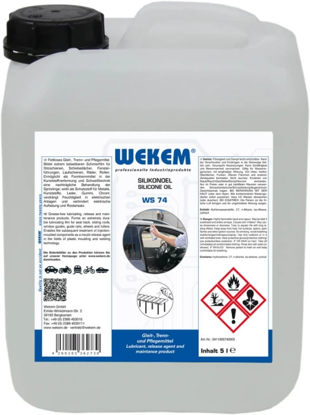 Olej silikonowy 5l WEKEM WS 74 