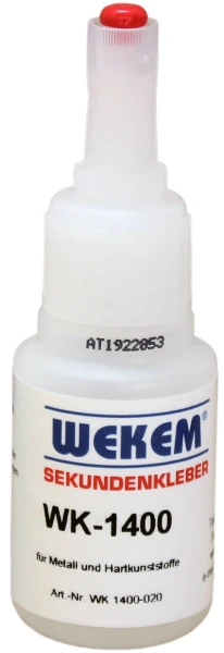 Klej Cyjanoakrylowy Super Gęsty Superglue Mocny Wytrzymały Do Metalu 20g WK 1400-020