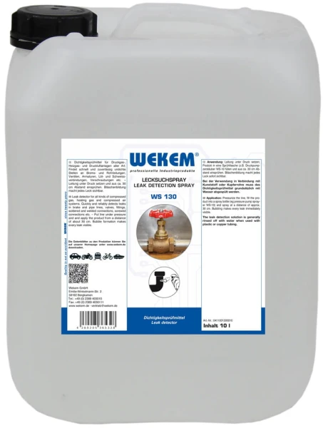 Preparat w Sprayu do wykrywania nieszczelności  do Gazu Ciśnienia  10L