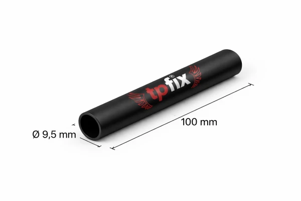 Rura koszulka termokurczliwa RTS-9,5/4,8 czarna L-100mm 25 szt.