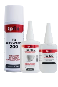 TC PORCELAIN KIT 120 Profesjonalny zestaw do klejenia porcelany 50g+100g