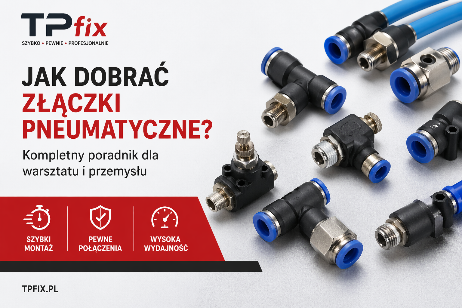 Jak dobrać złączki pneumatyczne? Kompletny poradnik (średnice, gwinty, błędy)